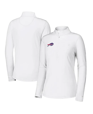 Tommy Bahama Women's White Buffalo Bills Sport Playa Vista Quarter-Zip Jacket
