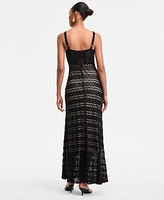 I.n.c. International Concepts Women's Crochet-Overlay Maxi Dress