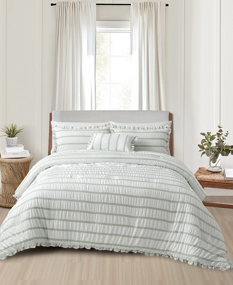 Kona Seersucker 4-Pc. Comforter Sets