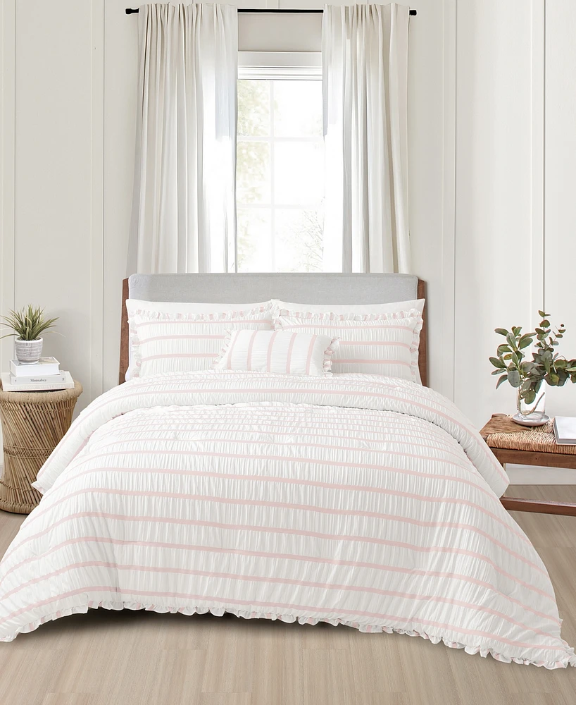 Kona Seersucker 4-Pc. Comforter Sets