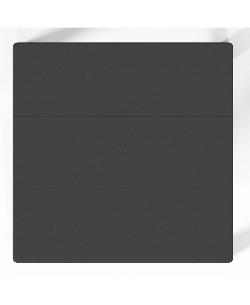 Kids 24" Wide Hdpe Plastic Childrens Square Dinner Table