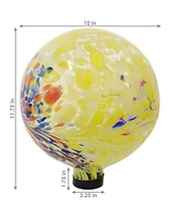 Indoor/Outdoor Artistic Gazing Globe Glass Garden Ball for Lawn, Patio or Indoors