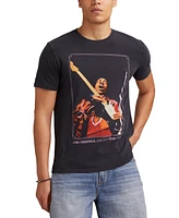 Lucky Brand Men's Jimi Hendrix Short Sleeve Crewneck Graphic T-Shirt