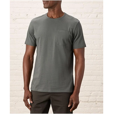 Pact Men's Organic Cotton Softspun Pocket Crew Tee