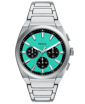 Fossil Men's Everett Chronograph Stainless Steel Watch, 44mm