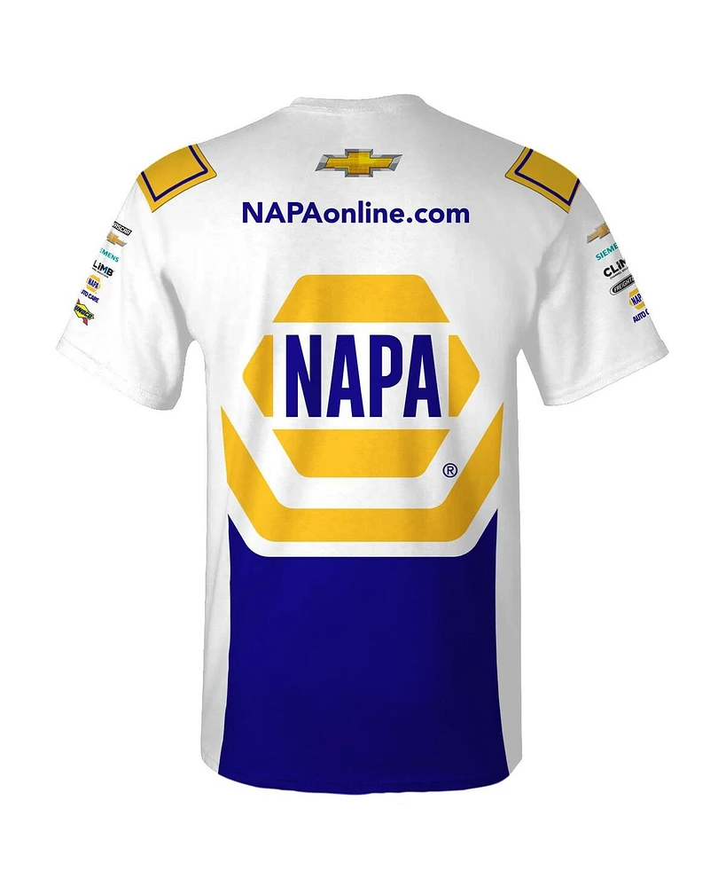 Hendrick Motorsports Team Collection Men's White Chase Elliott Napa Uniform T-Shirt