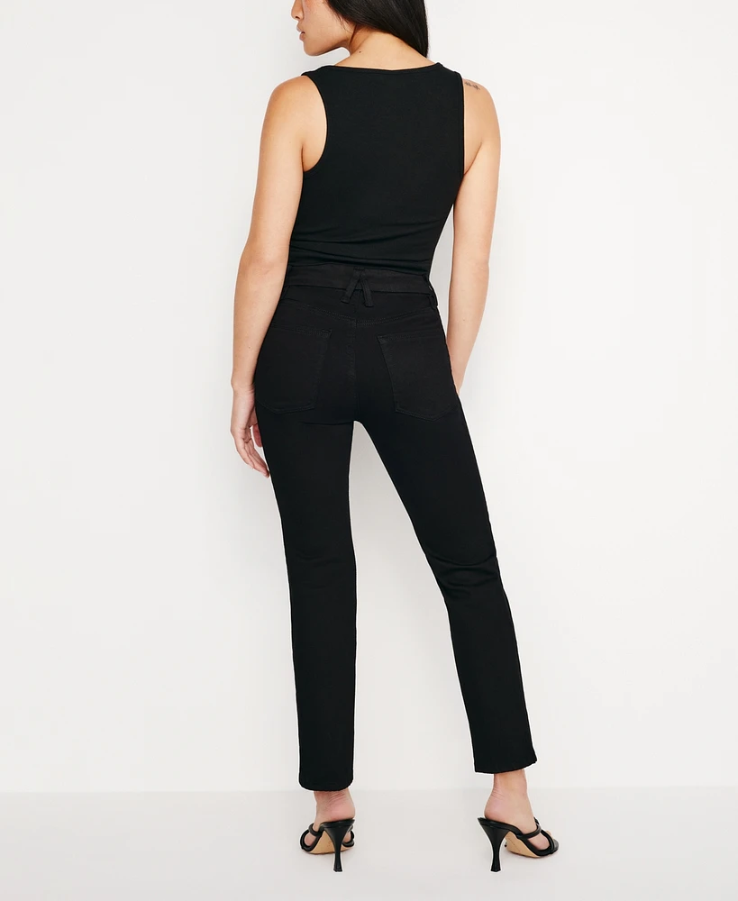 Good American Petite Never Fade Straight Jeans