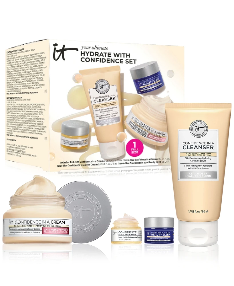 It Cosmetics 4-Pc. Hydrate With Confidence Skincare Set