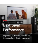 Fluance Reference Surround Sound Home Theater 5.0 Channel Speaker System including 3-Way Floorstanding Towers, Center Channel, and Rear
