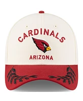 New Era Men's Cream/Cardinal Arizona Cardinals 2025 Nfl Draft 39THIRTY Flex Hat