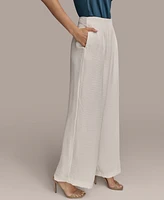 Donna Karan New York Women's Textured Wide-Leg Pants