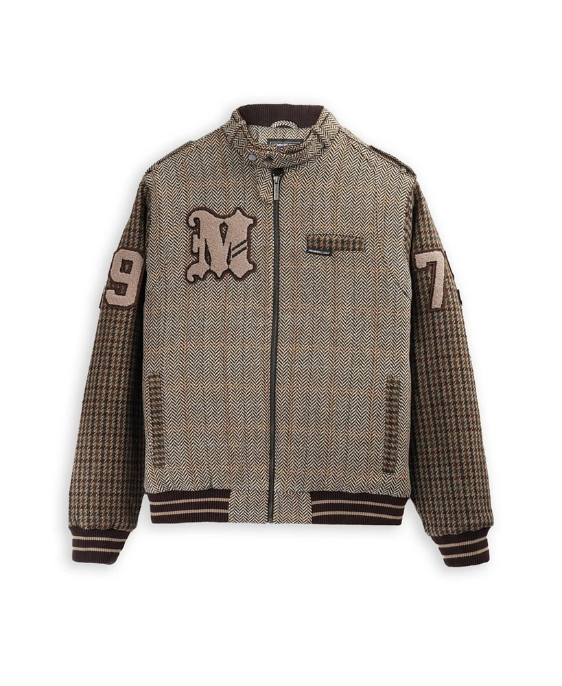 Men's Tweed Varsity Jacket