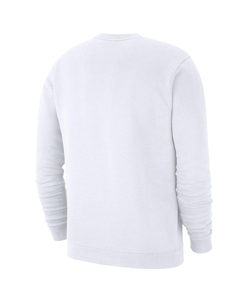 Nike Men's White Penn State Nittany Lions 2025 Ncaa Wrestling National Champions Club Fleece Pullover Sweatshirt