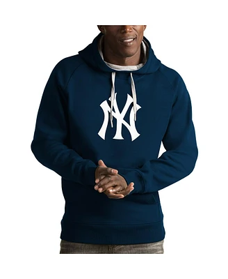 Antigua Men's Navy New York Yankees Victory Pullover Hoodie
