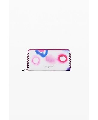 Desigual Women's Medium wallet with detachable leather-effect