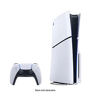 Sony PlayStation 5 Slim Disc Astro Bot, Rachet and Clank Bundle with Extra Volcanic Red Controller, Pro Gamer Starter Kit, MightySkins Code and 1 Year