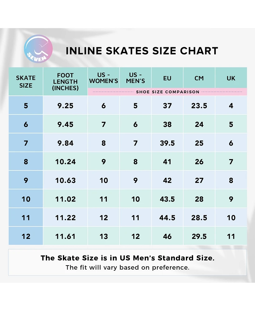 C7skates Nostalgic Impulse Adult Inline Skates (Sunrise Spark