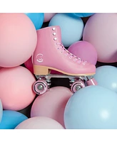 C7skates Forget Me Not Quad Roller Skates (Lychee Punch, Women's 9 / Men's 8)