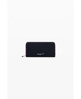 Desigual Women's Medium wallet with detachable leather-effect