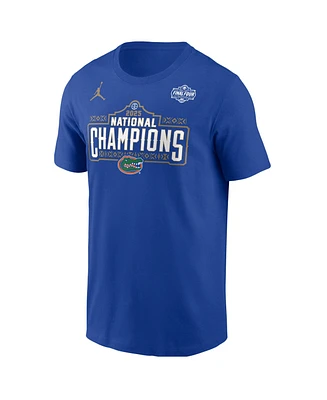 Jordan Men's Royal Florida Gators 2025 Ncaa Basketball National Champions Celebration T-Shirt