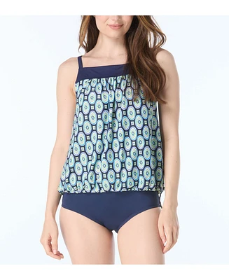 Beach House Women's Swim Audrey Blouson Tankini Top
