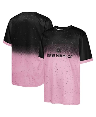 Outerstuff Big Boys and Girls Black Inter Miami Cf Stalwart Defender T-Shirt