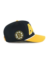 '47 Brand Men's Black/Gold Boston Bruins Drop Shadow Rope Hitch Adjustable Hat