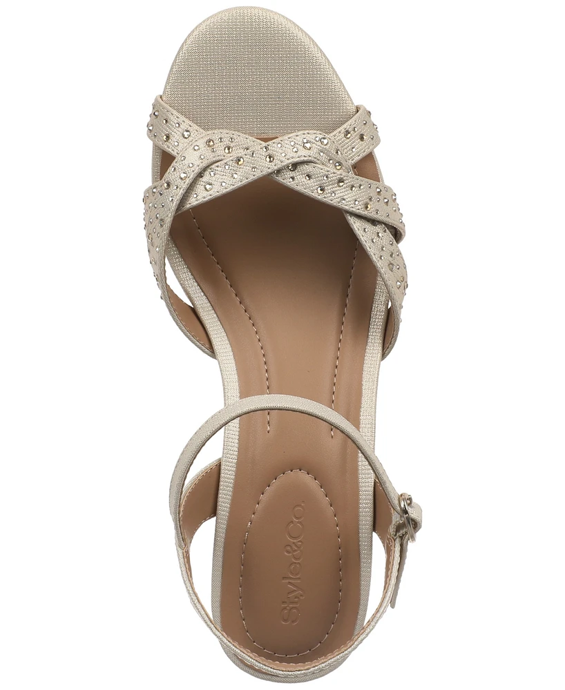 Style & Co Women's Greyy Wedge Sandals, Exclusively at Macy's