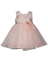 Bonnie Baby Girls Embroidered Ballerina Dress