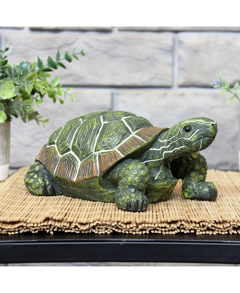 Indoor/Outdoor Lifelike Terrance the Tortoise Patio Garden Yard Entryway Decorative Statue