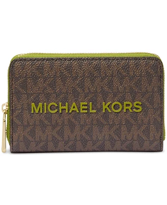 Michael Kors Jet Set Zip Around Card Case