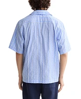 Scotch & Soda Men's Relaxed-Fit Stripe Short-Sleeve Shirt