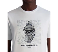 Karl Lagerfeld Paris Men's Armor Graphic T-Shirt