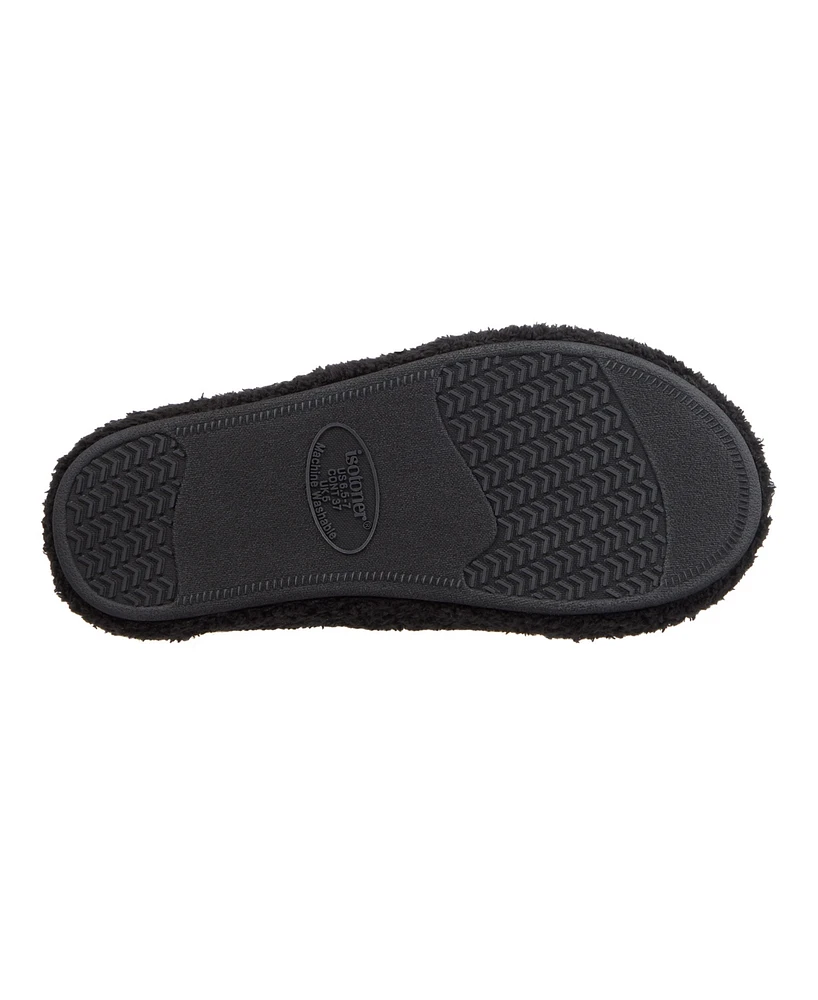 Isotoner Signature Women's Cozy Plush Terry Knit Joey Clog Slippers