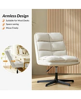Damian Cross-legged Seating Office Chair with Thick Cushion