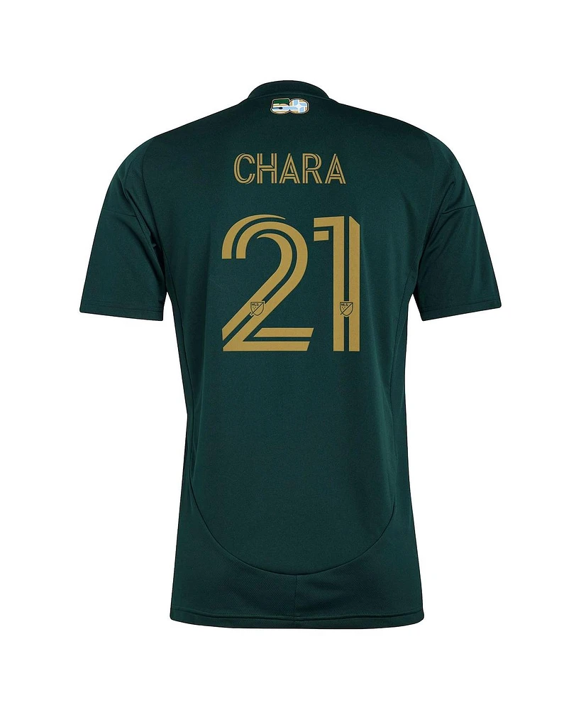 Adidas Men's Diego Chara Green Portland Timbers 2025 Forever Gold Replica Player Jersey