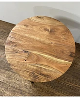 Rustic Modern End Table – Ideal for Living Rooms or Bedrooms