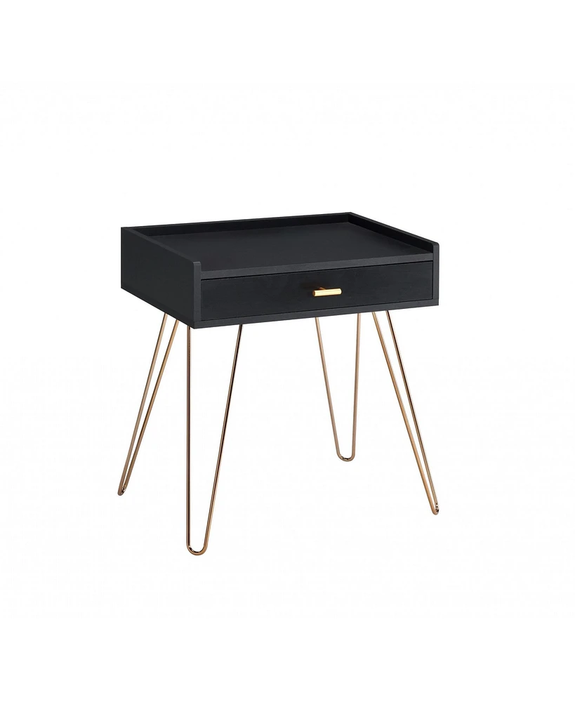 End Table with Drawer for Living Room or Bedroom Storage