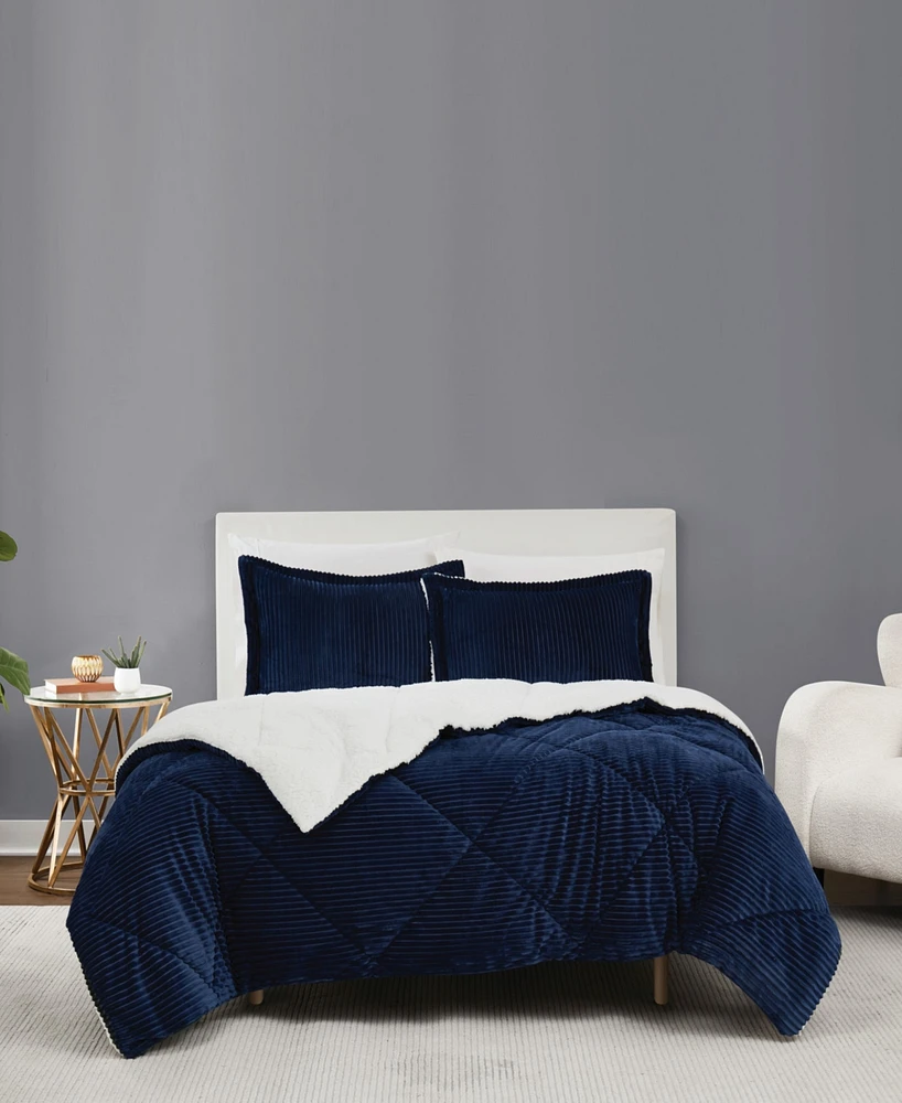 Brooklyn Loom Essential Corduroy -Pc. Comforter Set