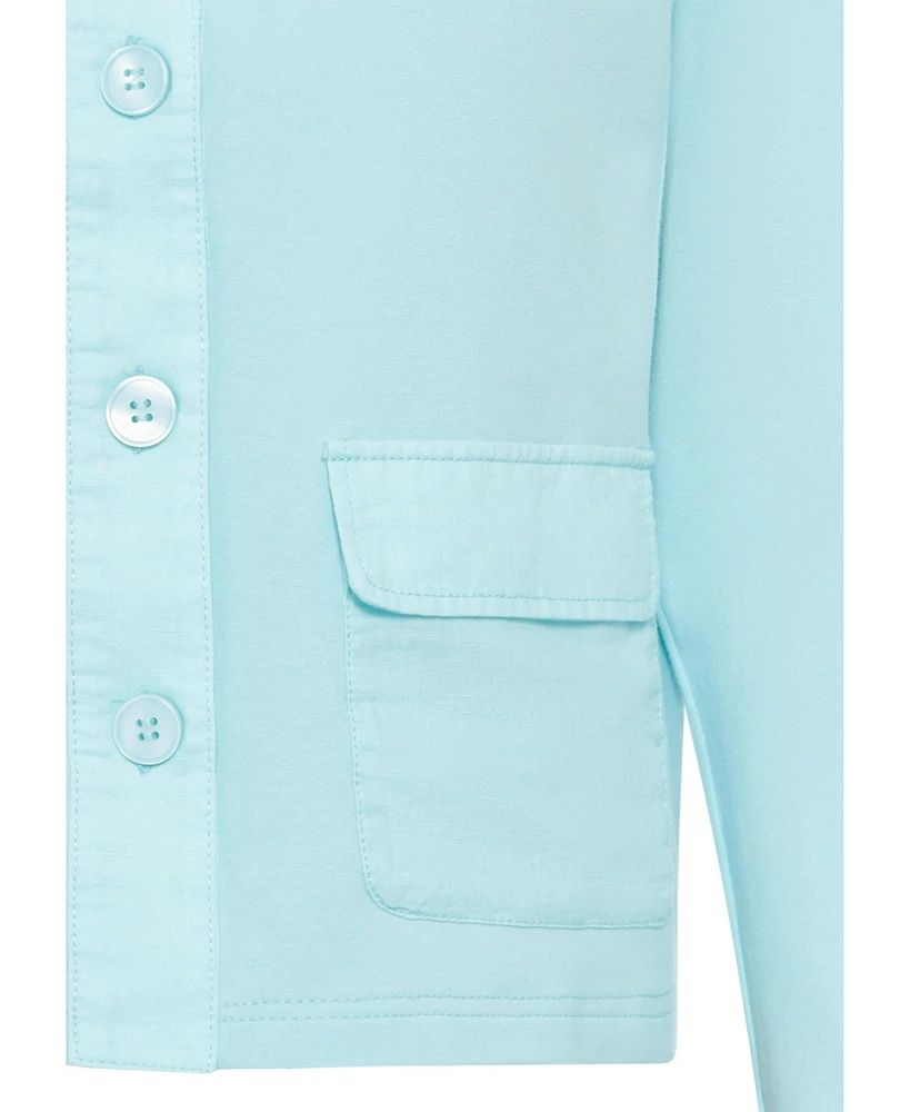 Olsen Women's Mixed Media Jacket