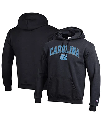 Champion Men's Black North Carolina Tar Heels Arch Over Logo Pullover Hoodie