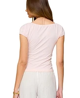 Edikted Women's Oleana Gathered Bust Top
