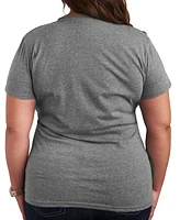 Hybrid Apparel Plus Peanuts Snoopy Americana Graphic Crew Neck T-Shirt