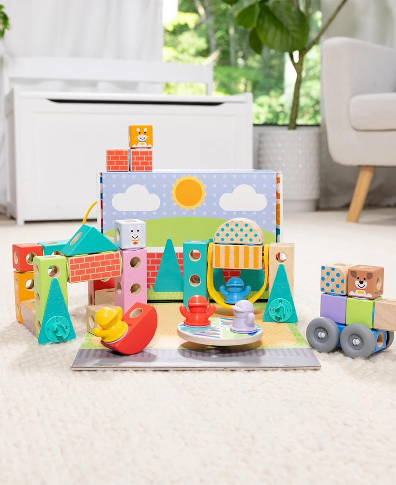 Melissa and Doug Blockables Town Play Set