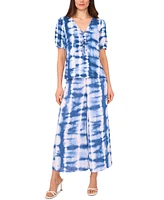 Sam & Jess Women's Tie-Dyed Pull-On Wide-Leg Pants