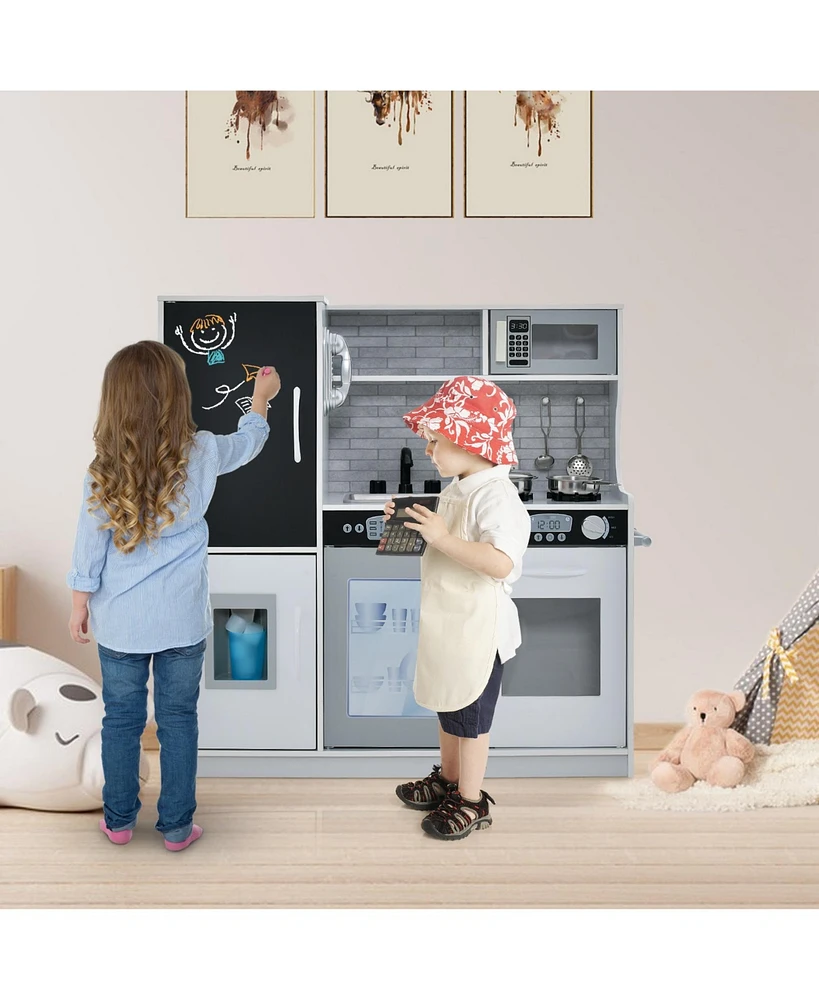 Toddler Pretend Play Kitchen for Boys and Girls 3-6 Years Old