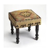 Modern Upholstered Ottoman – Linen Accent Bench for Cozy Living Room or Reading Nook