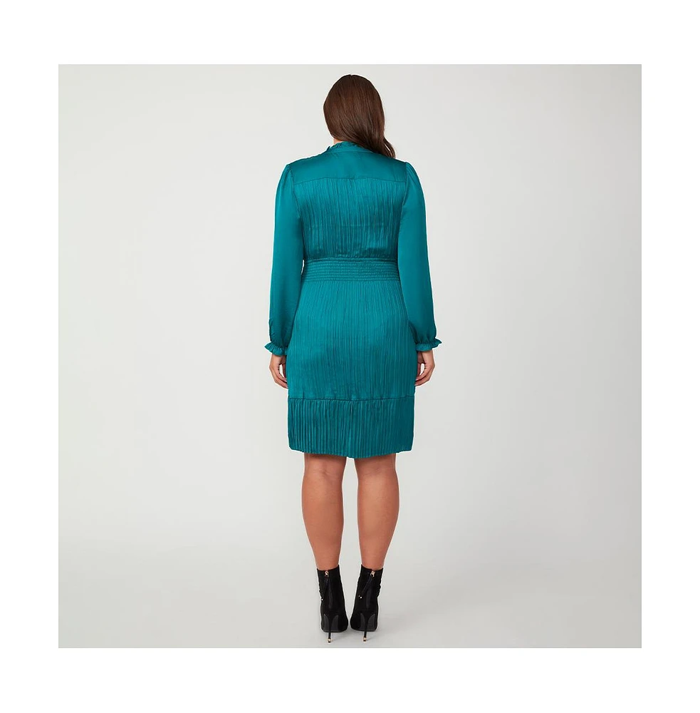 Estelle Nina Shirred Mini Dress