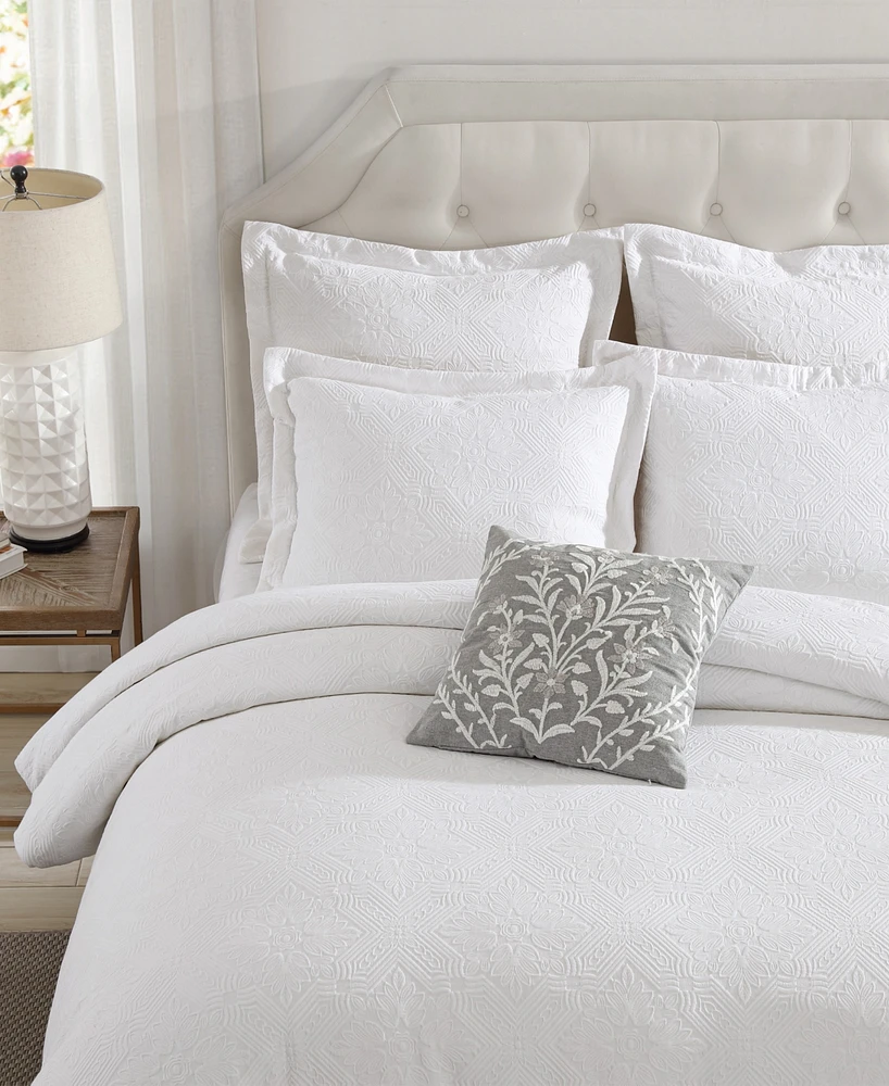 Levtex Matalasse Stitching 3-Pc. Comforter Set, Full/Queen