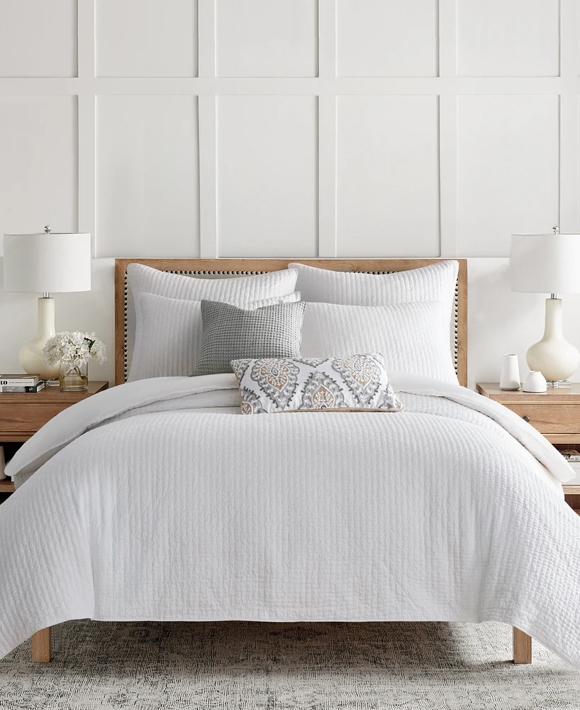 Levtex Cross Stitch 3-Pc. Comforter Set, Full/Queen